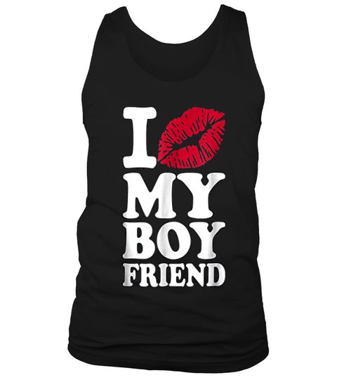 I Kiss My Boyfriend Tank Top Unisex