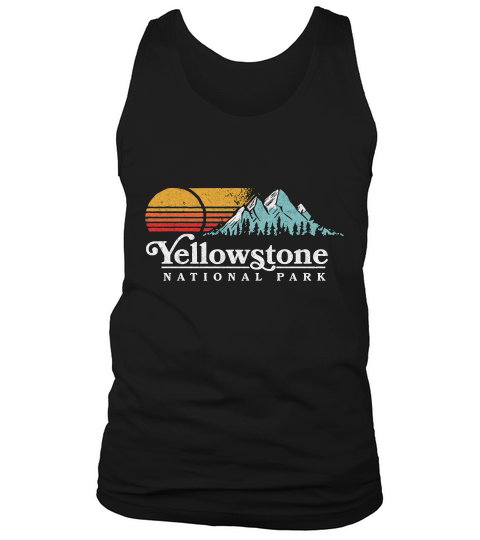 Vintage Yellowstone National Park Retro T-shirt Tank Top Unisex