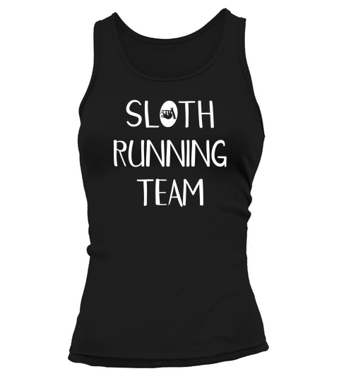 Cute Sloth Running Team Funny Tank top Woman