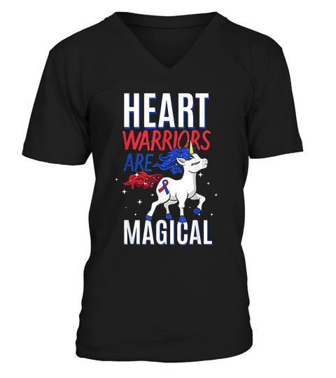 Heart Warrior V-Neck T-shirt