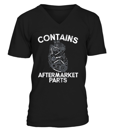 Open Heart Bypass Surgery Contains Aftermarket Parts V-Neck T-shirt