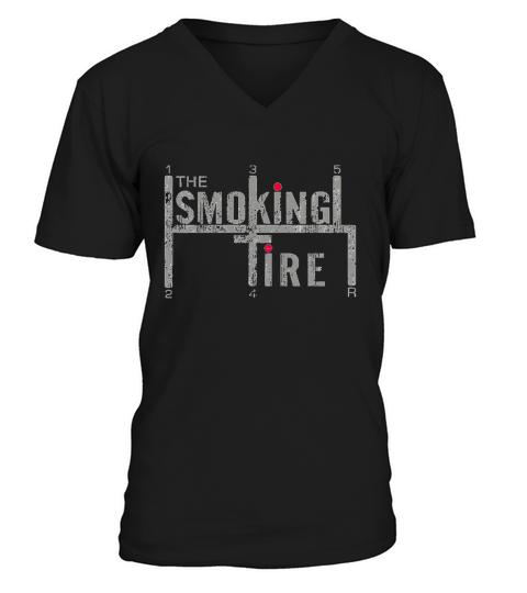 The Smoking Tire T-Shirt V-Neck T-shirt
