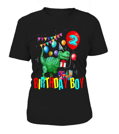 2nd Birthday Dinosaur 2 Years Old Boy 2 Year Old T-shirt Women's T-Shirt