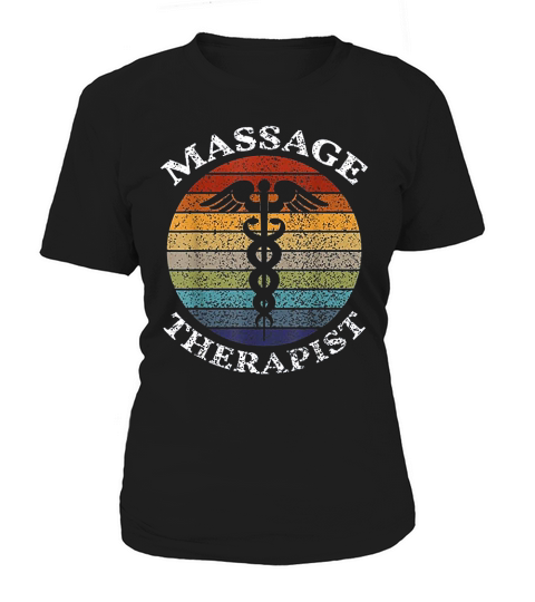 Massage Therapy  Massage Therapist Vintage Sunset Gifts Women's T-Shirt