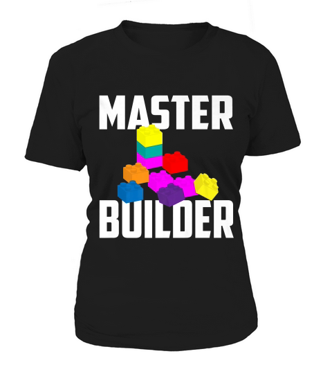 Master Builder Cute Master Block Builder Bricks Gift 1 _1 T-shirt Women's T-Shirt