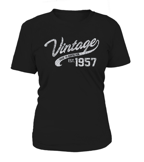 Vintage Made In 1957 Birthday Gift Women's T-Shirt