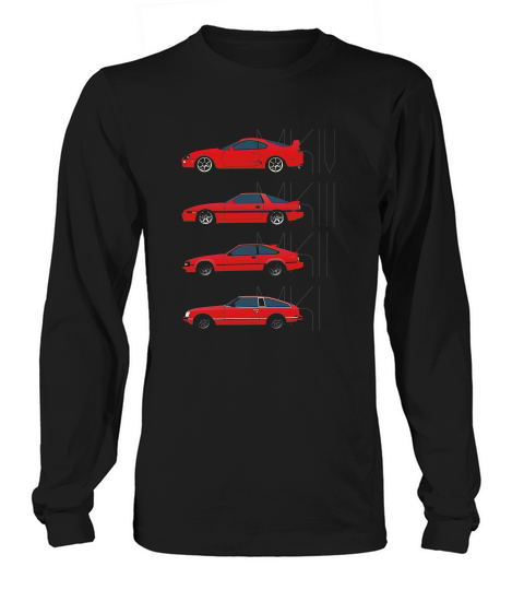 Toyota Supra Generations Long sleeved Unisex
