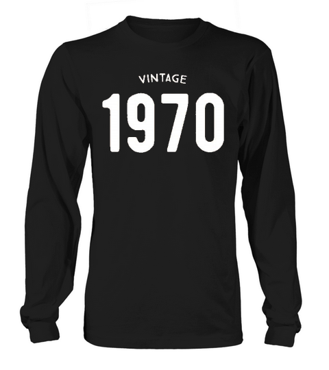 Vintage 1970 Cutest Gift Long sleeved Unisex