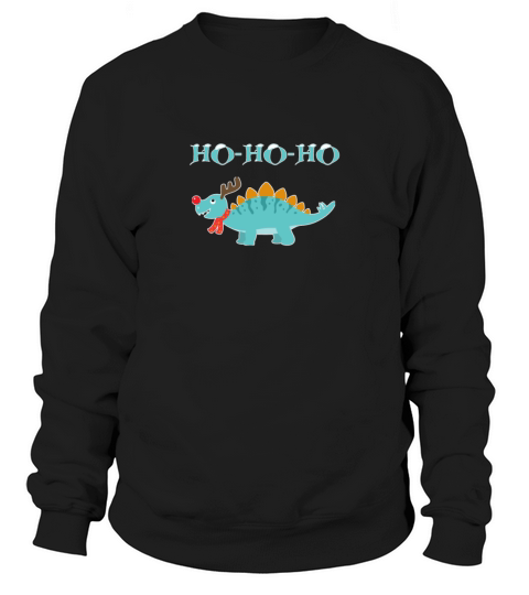 Funny Christmas Dino Ho-ho-ho Archaeology Gift Sweatshirt Unisex
