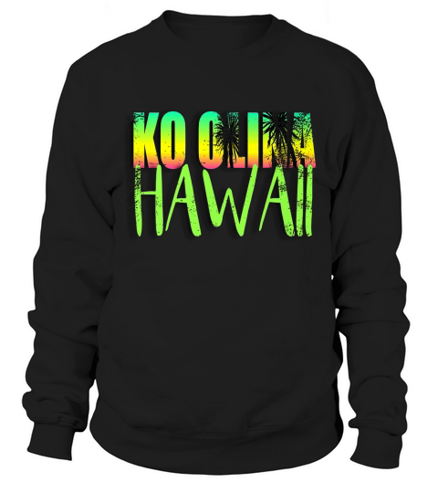 Ko Olina Hawaii Vintage Hawaii Sunset Souveni T-shirt Sweatshirt Unisex