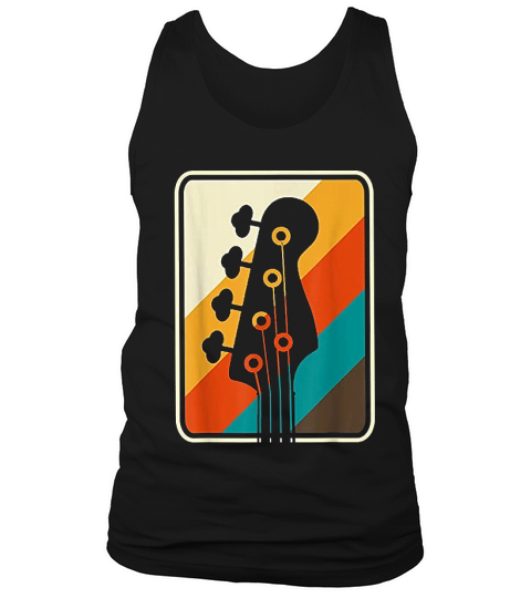 Colorful Musician Gift Idea Bass Guitar Tank Top Unisex