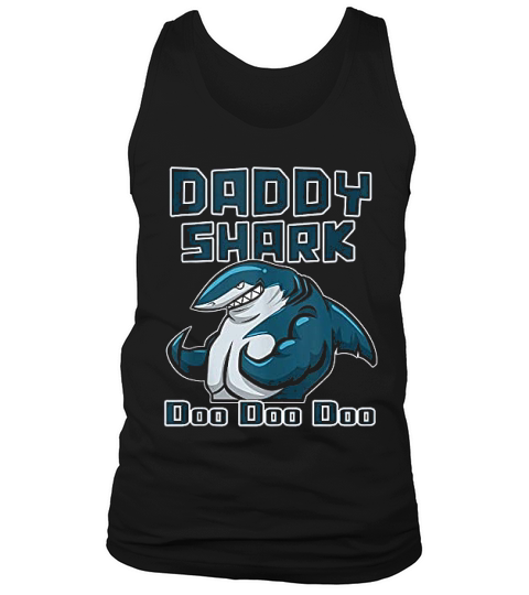 Daddy Muscle Shark Fathers Day Gift Tank Top Unisex
