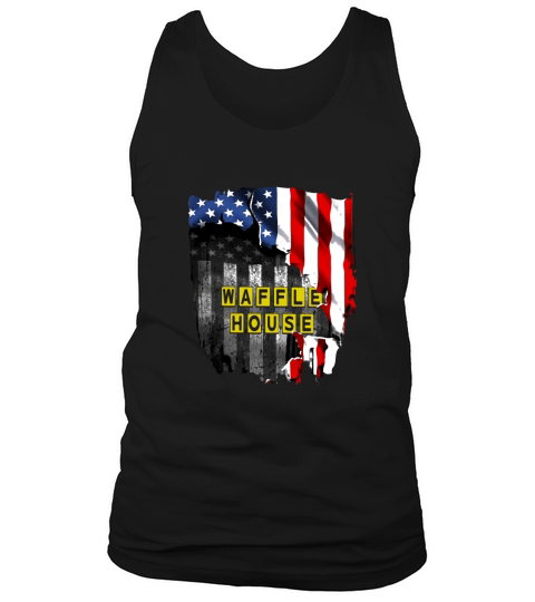 Waffle House American Flag Tank Top Unisex