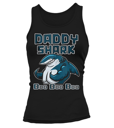 Daddy Muscle Shark Fathers Day Gift Tank top Woman