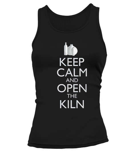 Funny Pottery  Keep Calm Ceramics Artist Art Teacher Tank top Woman