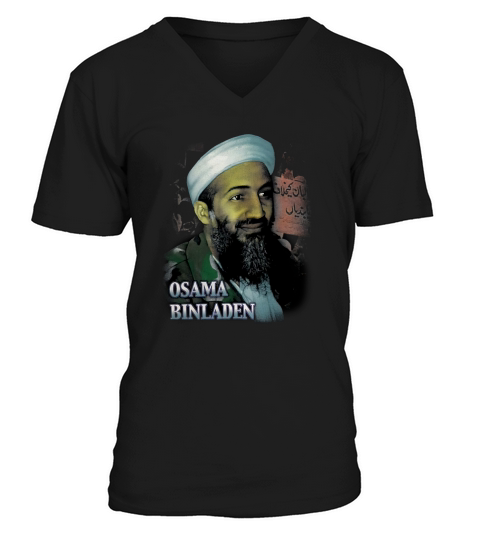 Al Qaeda T-Shirt Vintage Osama Bin Laden V-Neck T-shirt