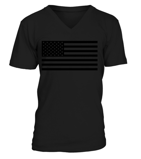 American Flag T-Shirt Unisex V-Neck T-shirt