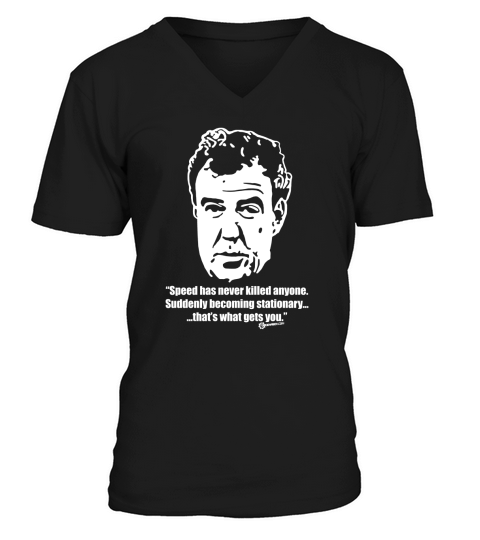 JEREMY CLARKSON  SPEED JEREMY CLARKSONTOP GEAR TOPGEARIN THE WORLDJEZZA V-Neck T-shirt