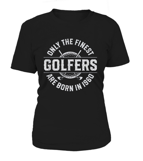 Gift For 61 Year Old Golfer: Golfing 1960 61st Birthday Women's T-Shirt