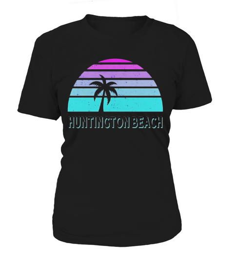 Huntington Beach California Vintage Retro T-Shirt Women's T-Shirt