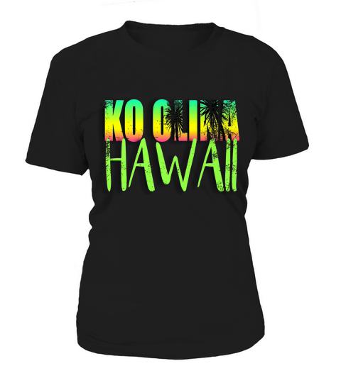 Ko Olina Hawaii Vintage Hawaii Sunset Souveni T-shirt Women's T-Shirt