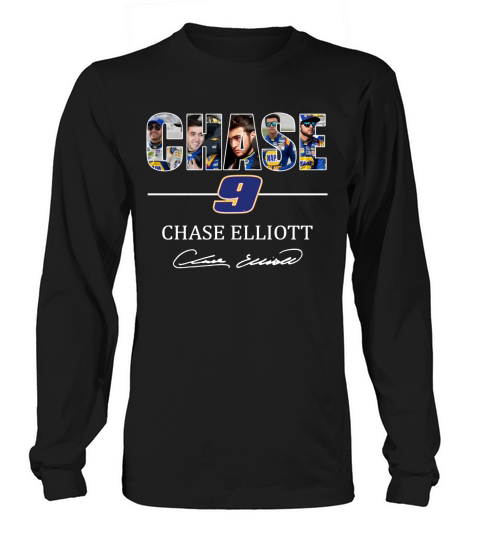 Chase 9 Chase Elliott signature - Baby Onesie Long sleeved Unisex