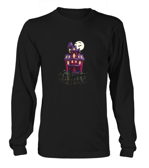Great Halloween Haunted House Trick Treat Dream Mansion Wear Long sleeved Unisex