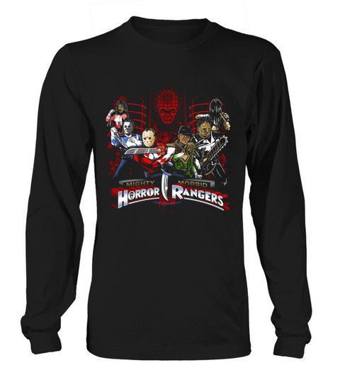 Mighty Morbid Horror Rangers Horror Character shirt Long sleeved Unisex