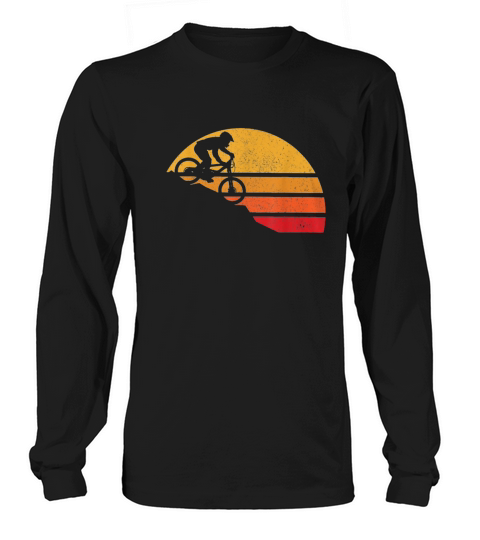 Mountain Biking Vintage Mtb Downhill Long sleeved Unisex