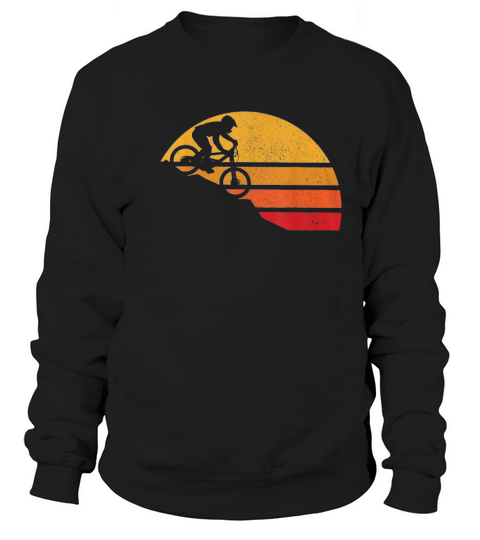 Mountain Biking Vintage Mtb Downhill Sweatshirt Unisex