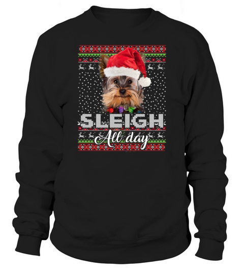 Yorkie Christmas Yorkie Dog Puppy Xmas Sweatshirt Unisex
