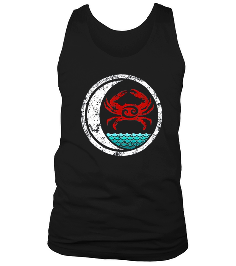 Cancer Zodiac Crab Moon Tank Top Unisex