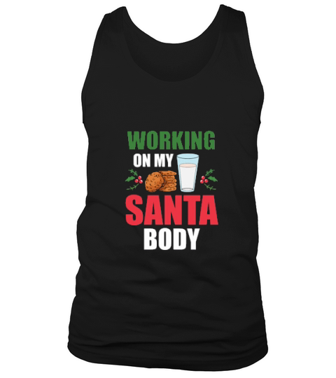 Christmas Working On Santa Body Funny Gift For Men Tank Top Unisex
