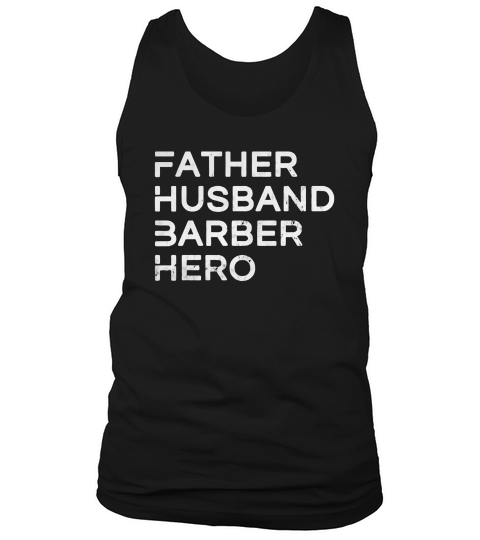 Father Husband Barber Hero Tank Top Unisex
