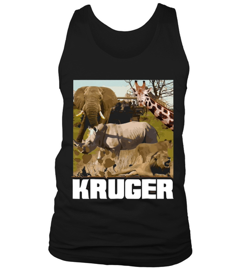 Kruger National Park Exotic Wildlife Safari T-shirt Tank Top Unisex