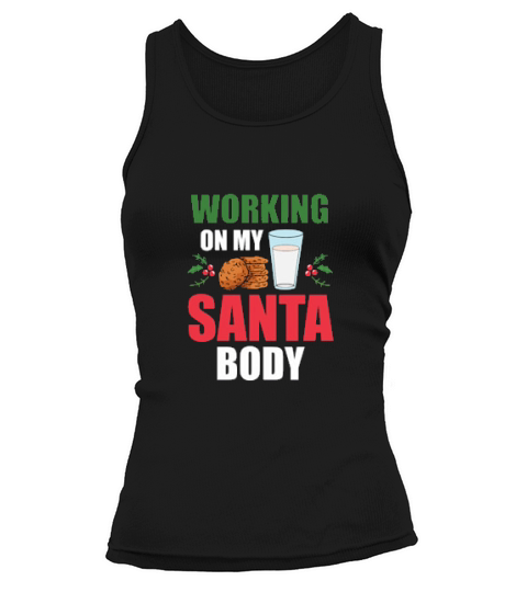 Christmas Working On Santa Body Funny Gift For Men Tank top Woman