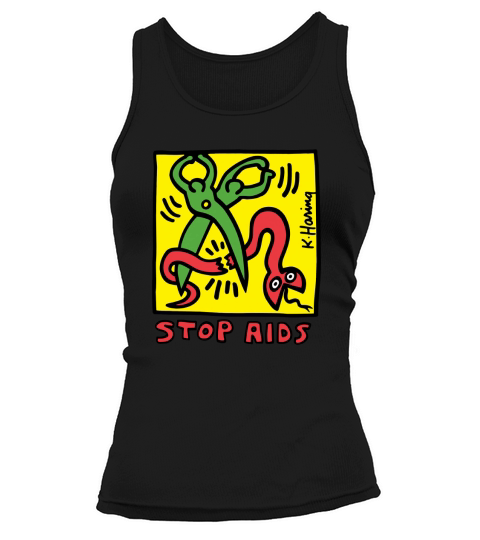 Keith Haring Stop Aids Tank top Woman
