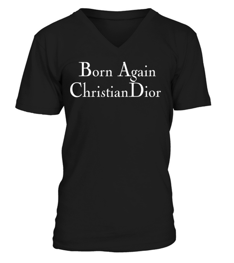 Born Again Christian Dior V-Neck T-shirt