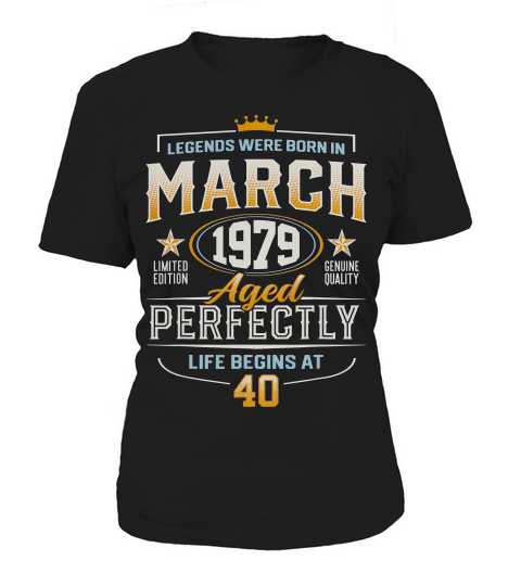 March 1979 Vintage 40 Birthday 40 Years Old Gift T-shirt Women's T-Shirt