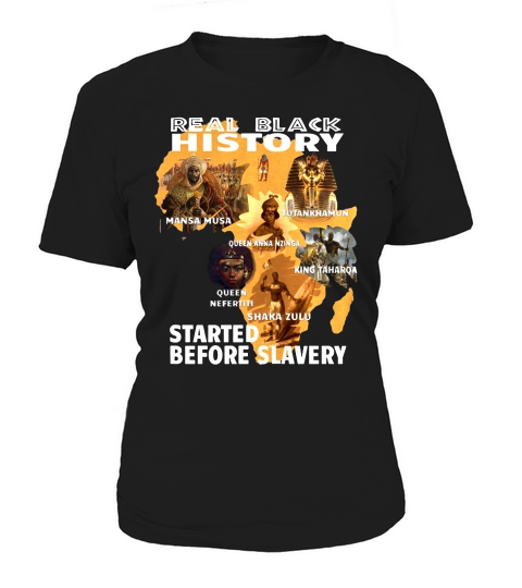 Real Black History Start With Slavery Women's T-Shirt