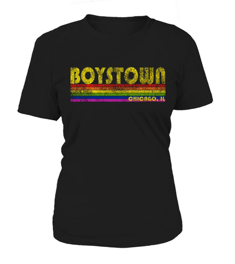 Vintage Boystown  Il Gay Pride T Shirt Women's T-Shirt
