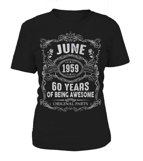 Vintage June 1959 60th Birthday Women's T-Shirt