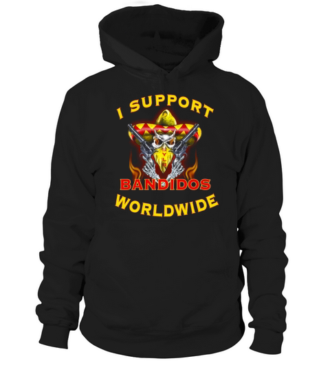 Suport Bandidos Worldwide Hoodie Unisex