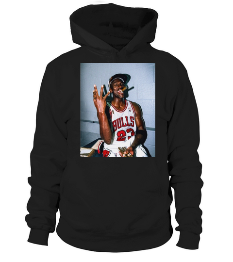 Vintage Michael Jordan Three Peat Cigar T-Shirt Hoodie Unisex