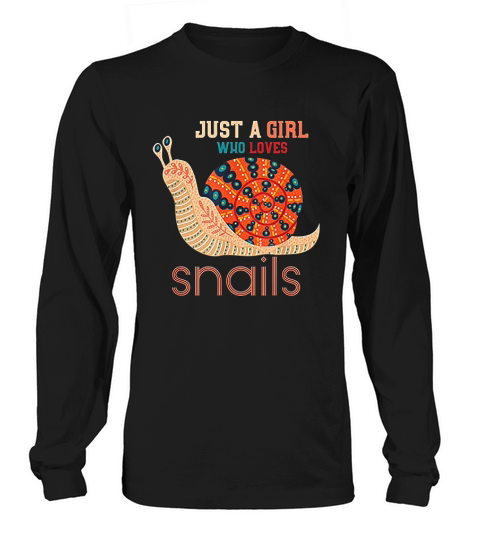 Nature Slug Animal Girls Women Gift Snail Long sleeved Unisex