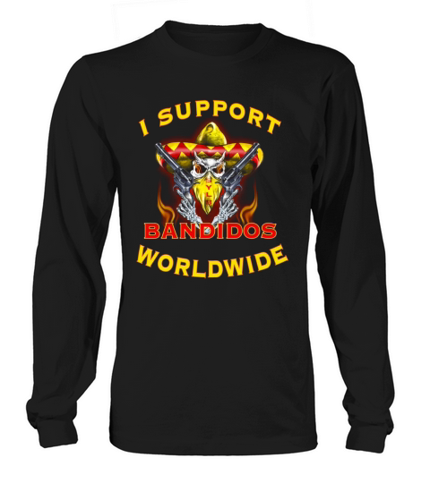 Suport Bandidos Worldwide Long sleeved Unisex