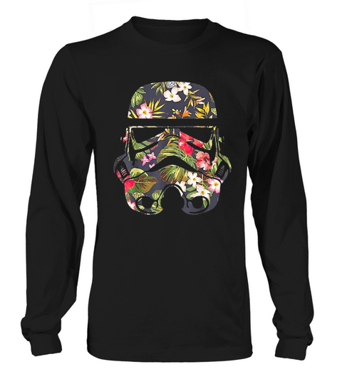 Tropical Stormtrooper Floral Print Graphic Long sleeved Unisex
