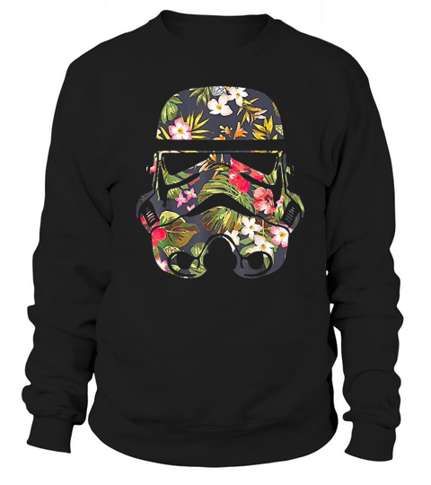 Tropical Stormtrooper Floral Print Graphic Sweatshirt Unisex