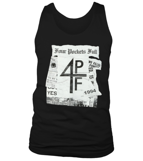 4PF Four Pockets Full Newspaper - Trucker Cap Tank Top Unisex