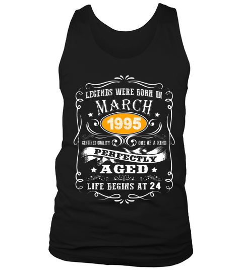 March 1995 24th Birthday Gift 24 Year Old Men Women T-shirt Tank Top Unisex